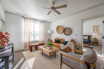 Ceiling fans in bedroom & living rooms